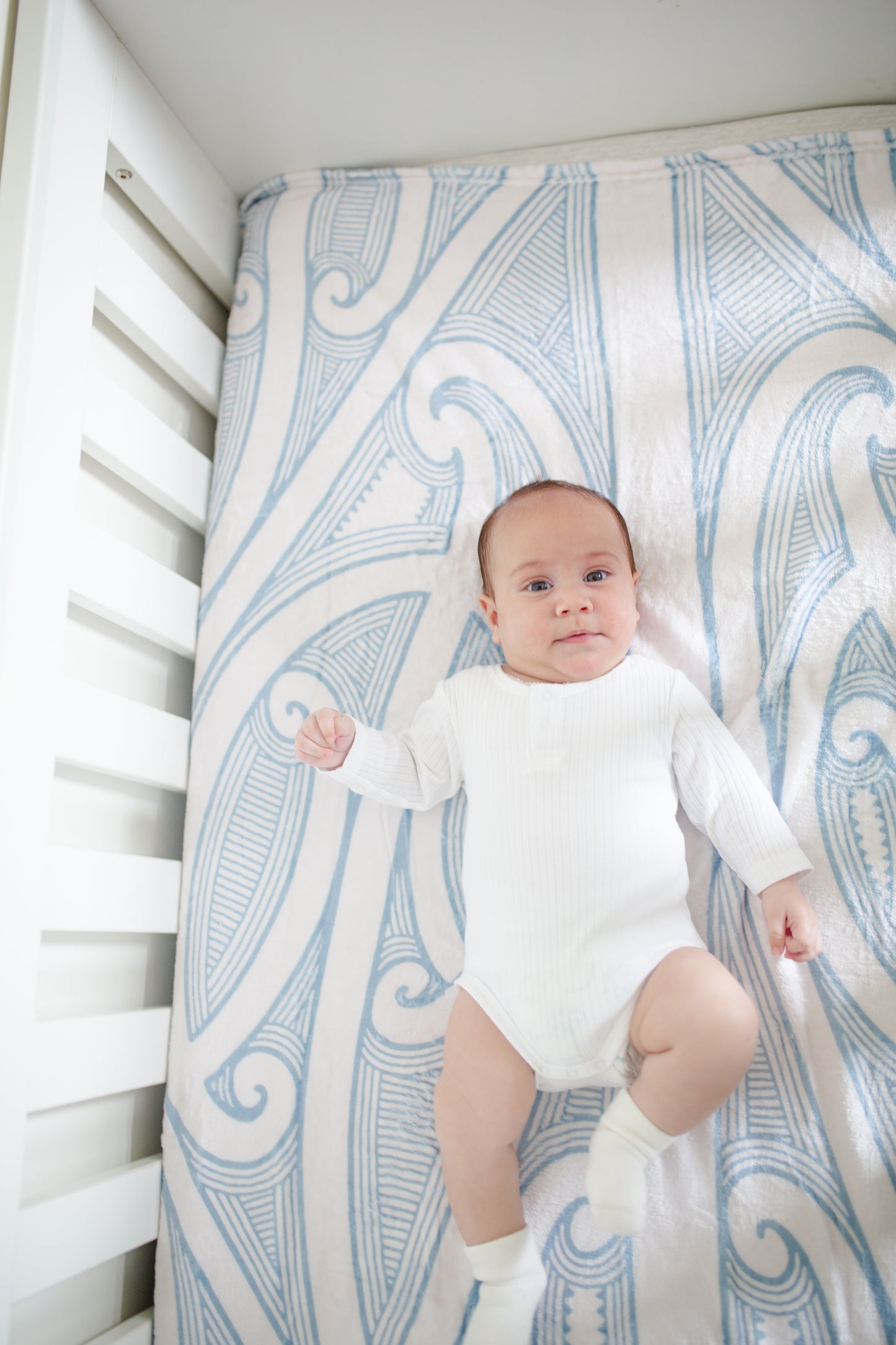 Cot Size Minky Paraikete - Kahurangi