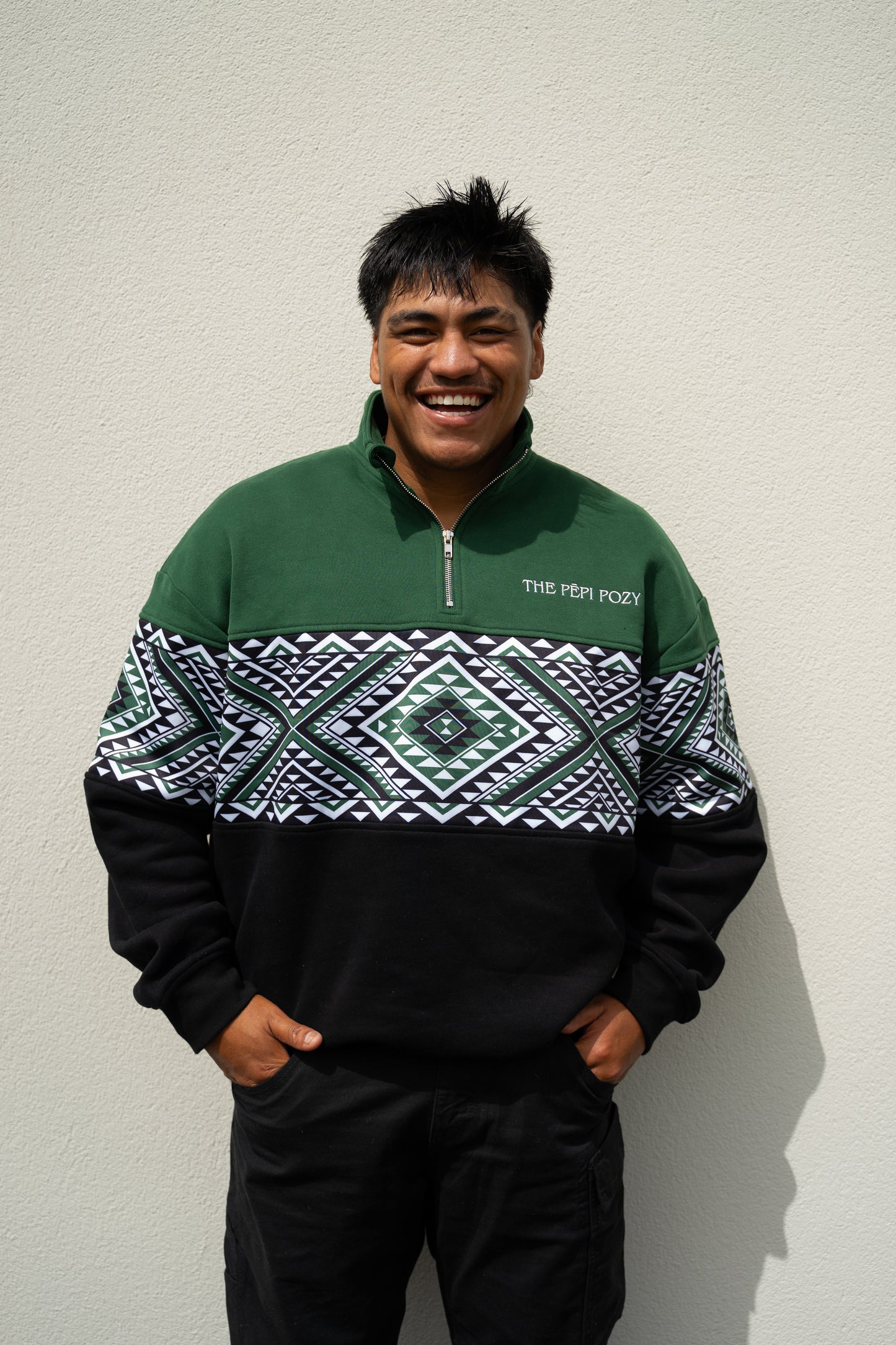 Kākāriki Quarter Zip - Adults