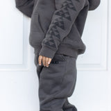*Pre-order* Kaitiaki Tamariki Tracksuit - Grey