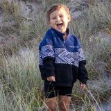 Tamariki Tāniko 1/4 Zip - Kahurangi