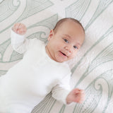 Cot Size Minky Paraikete - Kākāriki