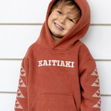 *Pre-order* Kaitiaki Tamariki Hoodie - Rust