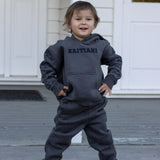 *Pre-order* Kaitiaki Tamariki Tracksuit - Grey