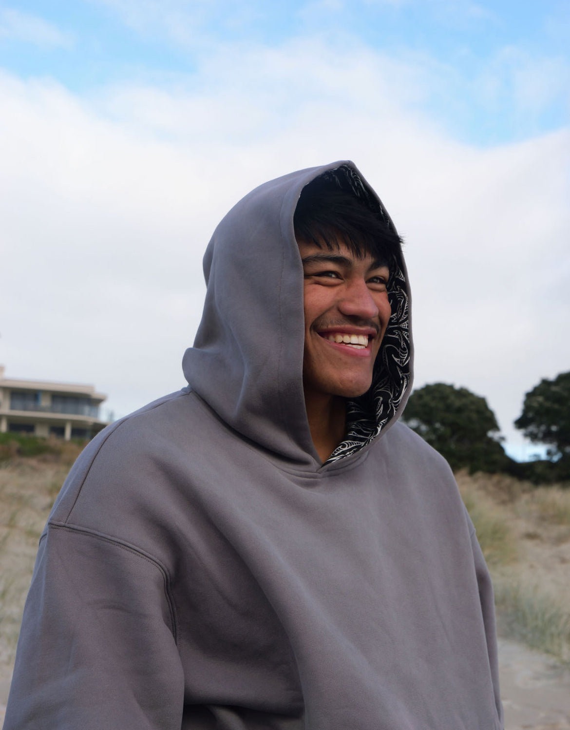 The Poutama Hoodie - Slate Grey