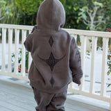 *Pre-order* Kaitiaki Tamariki Tracksuit - Grey