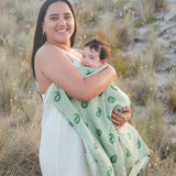 Taonga Pēpi Wrap - Kākāriki