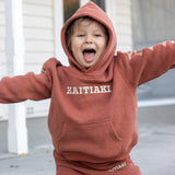 *Pre-order* Kaitiaki Tamariki Tracksuit - Rust