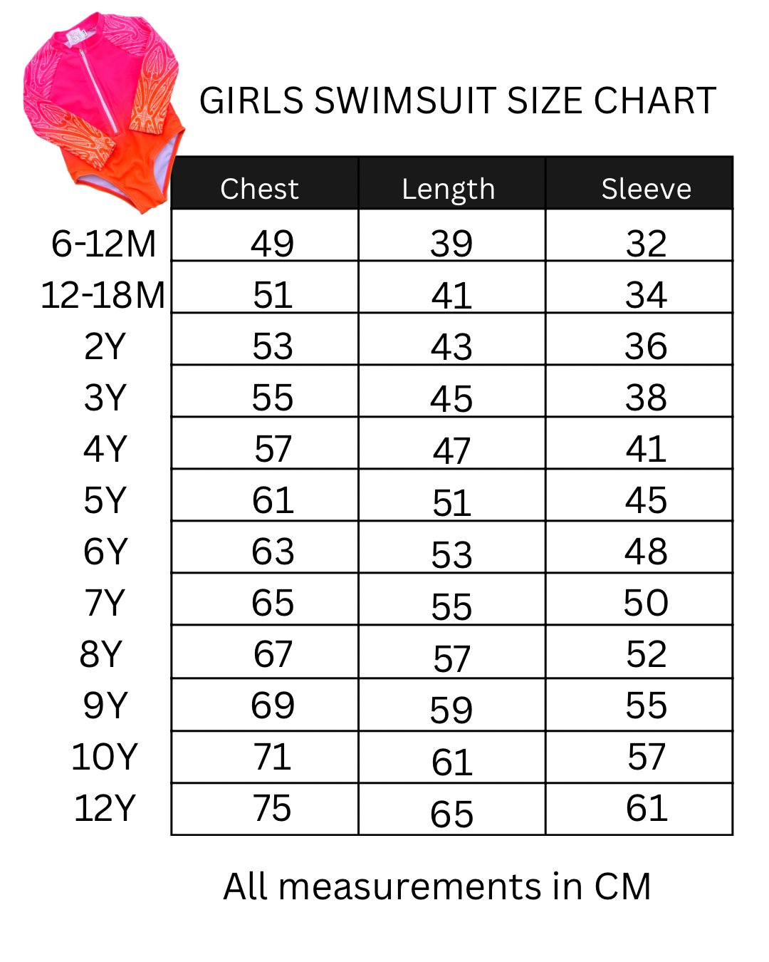 High-Vis Swimsuit - Girls
