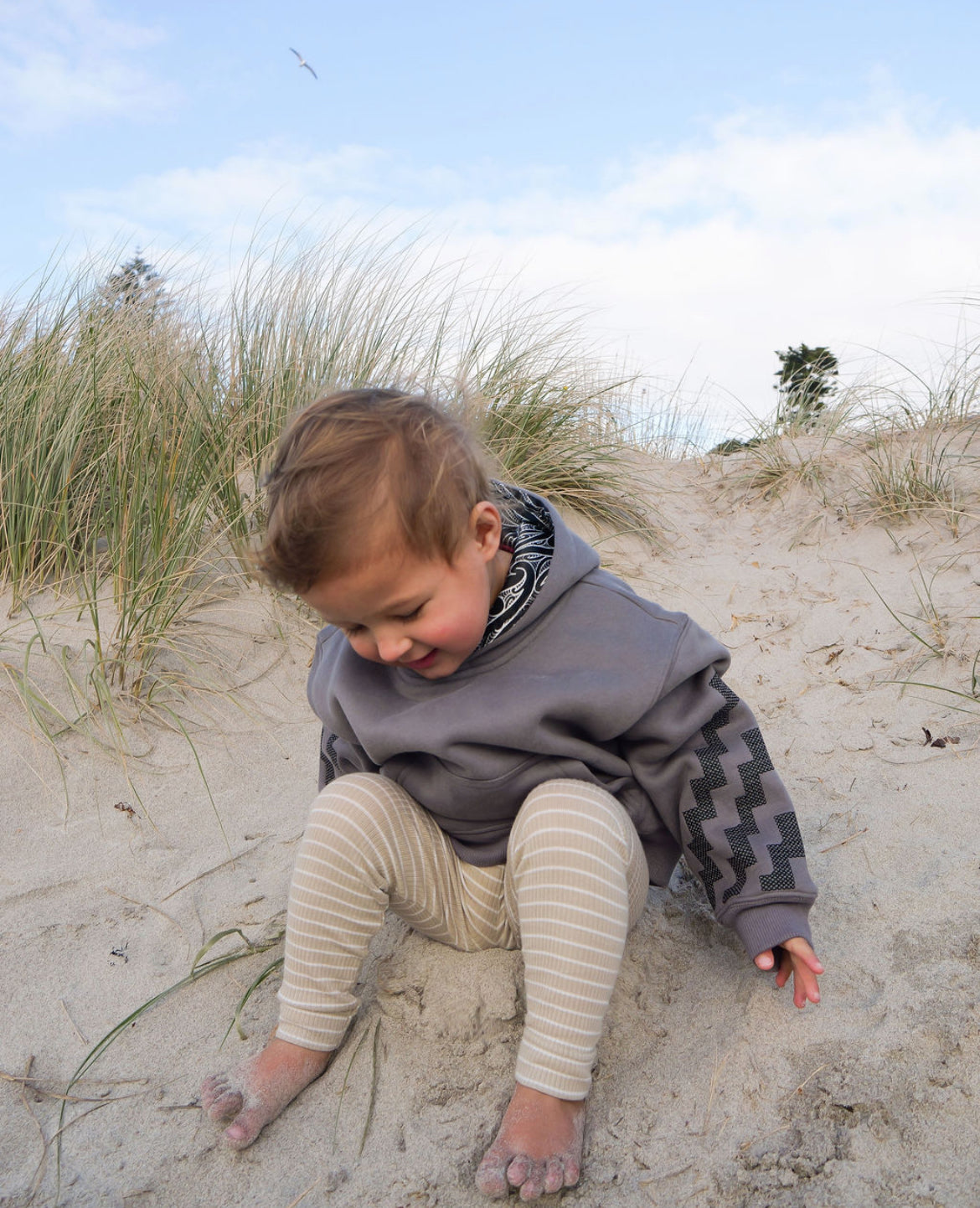 Tamariki Poutama Hoodie - Slate Grey