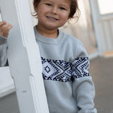 Grey Tāniko Knit - Tamariki