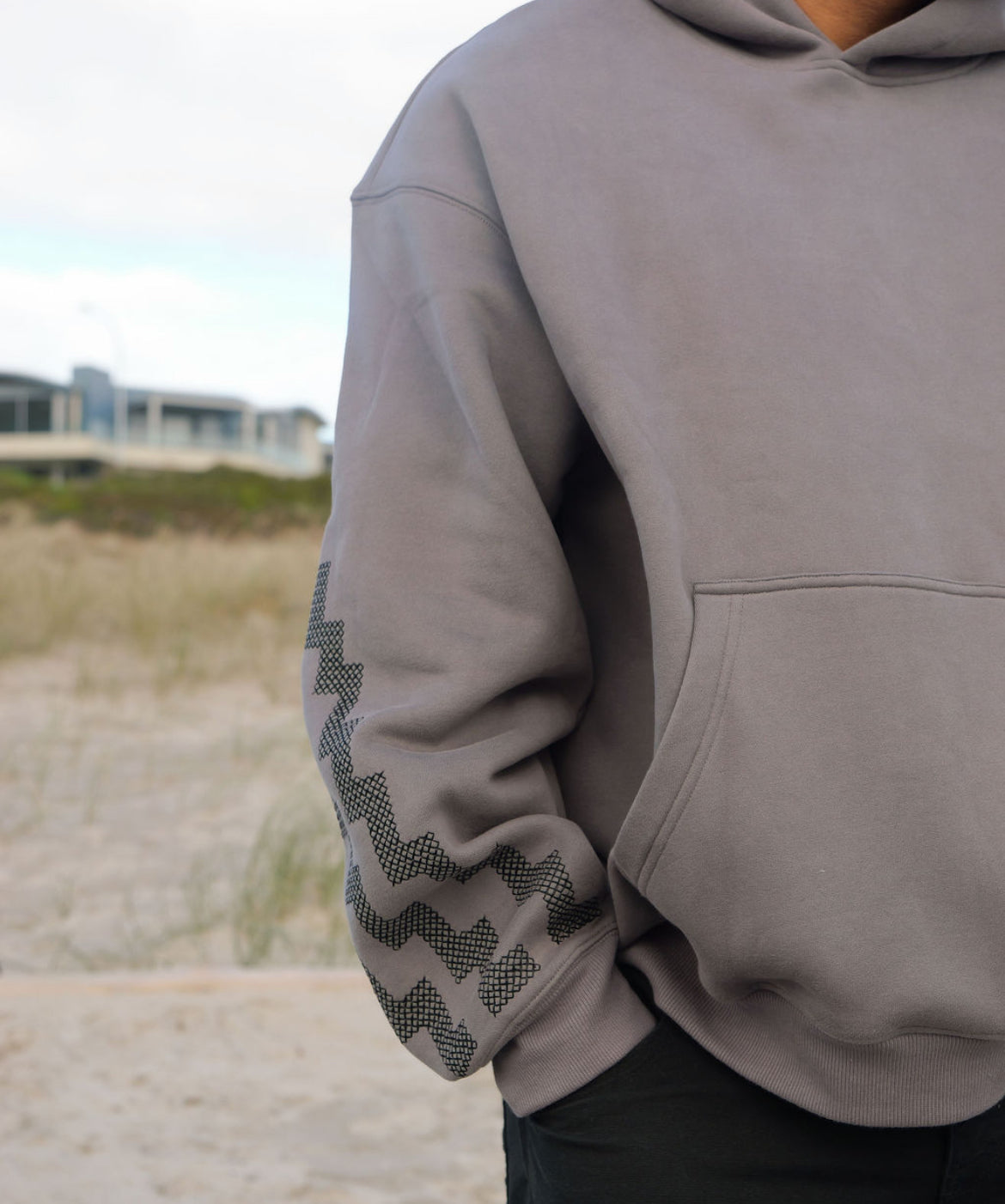 The Poutama Hoodie - Slate Grey