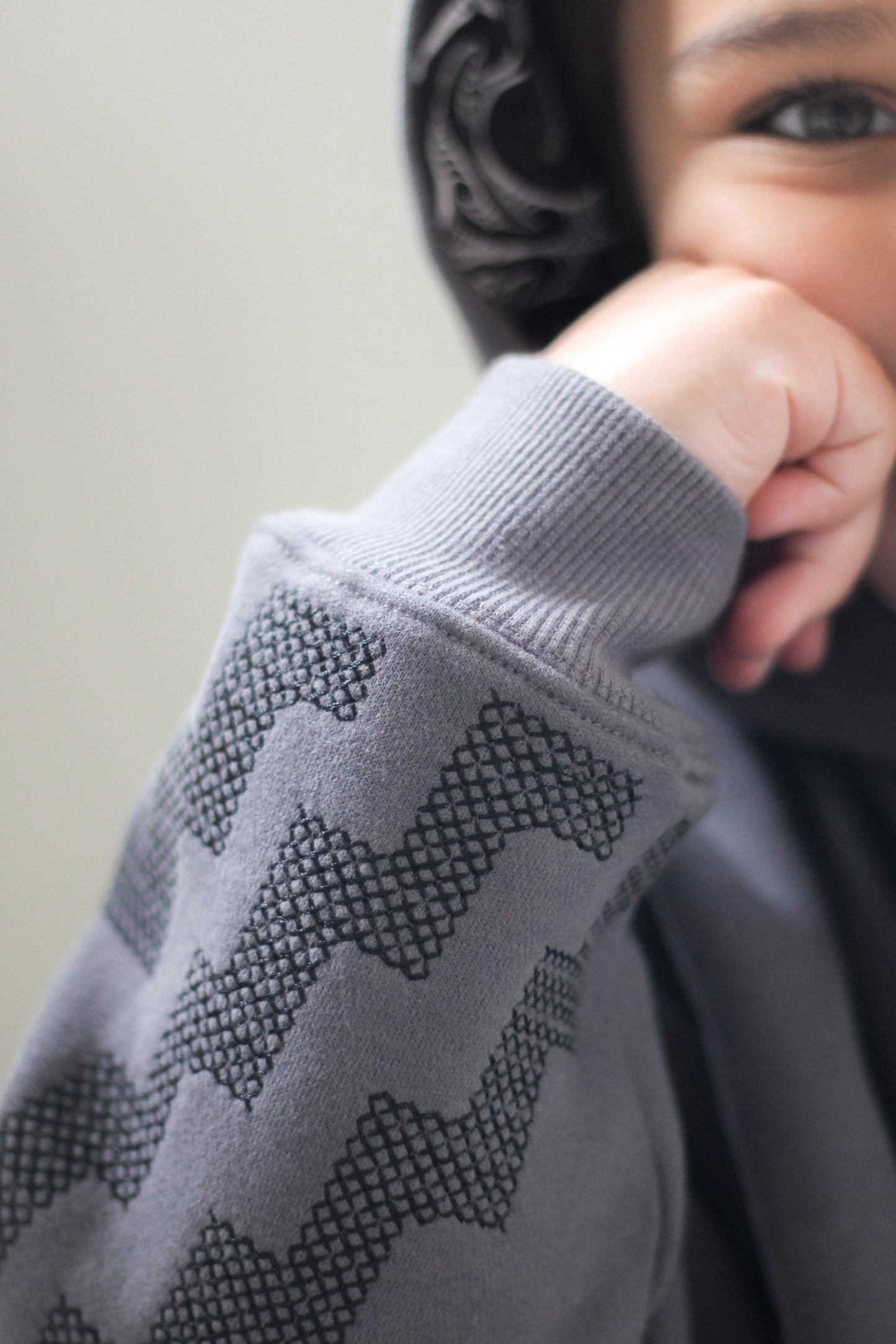 Tamariki Poutama Hoodie - Slate Grey