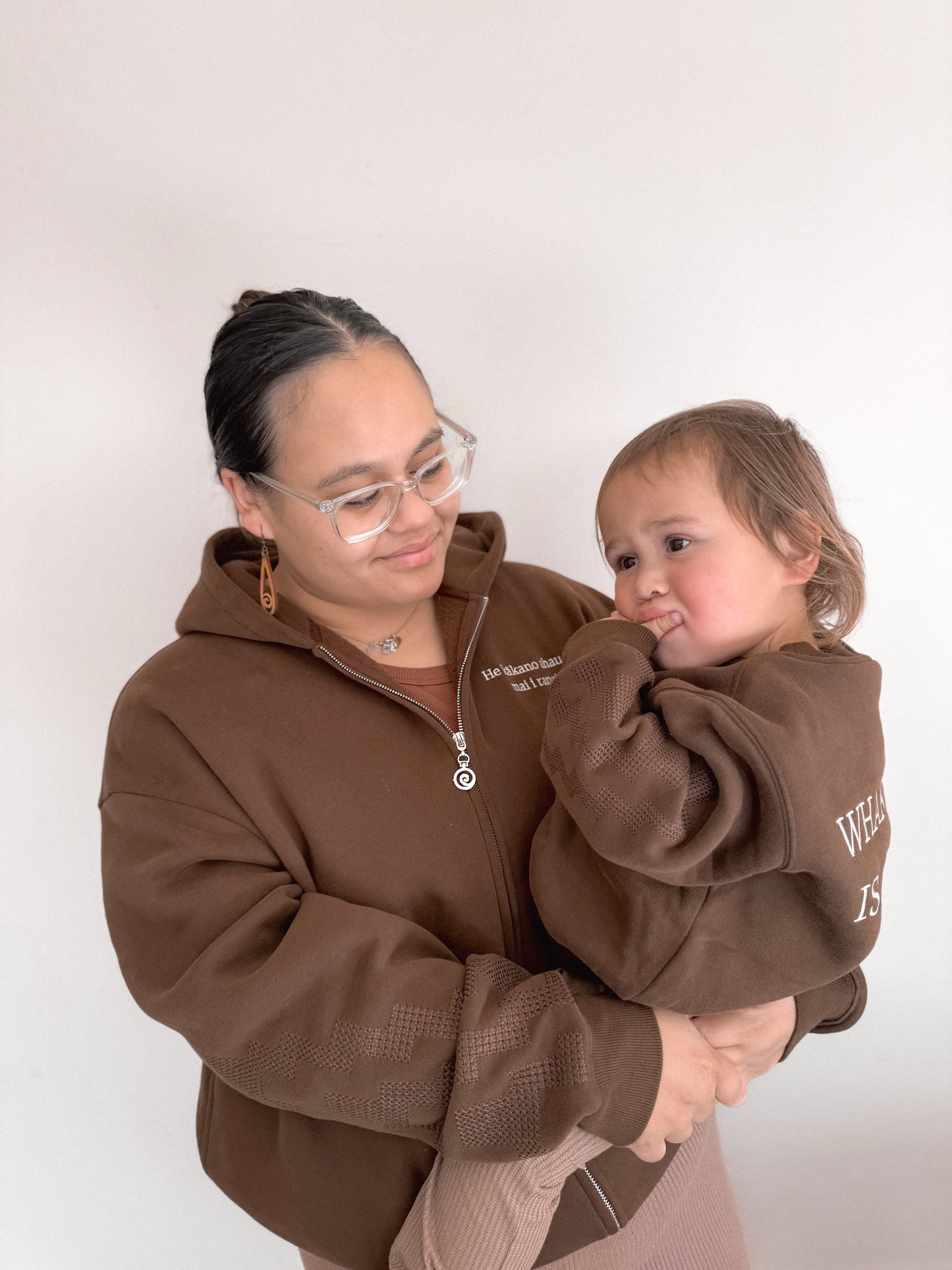 Whakapapa Zip Up Hoodie - Adults