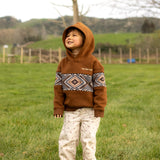 *Pre-order* Tamariki Tāniko Hoodie - Parauri