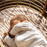 Manaaki Fitted Bassinet Sheet - Parauri
