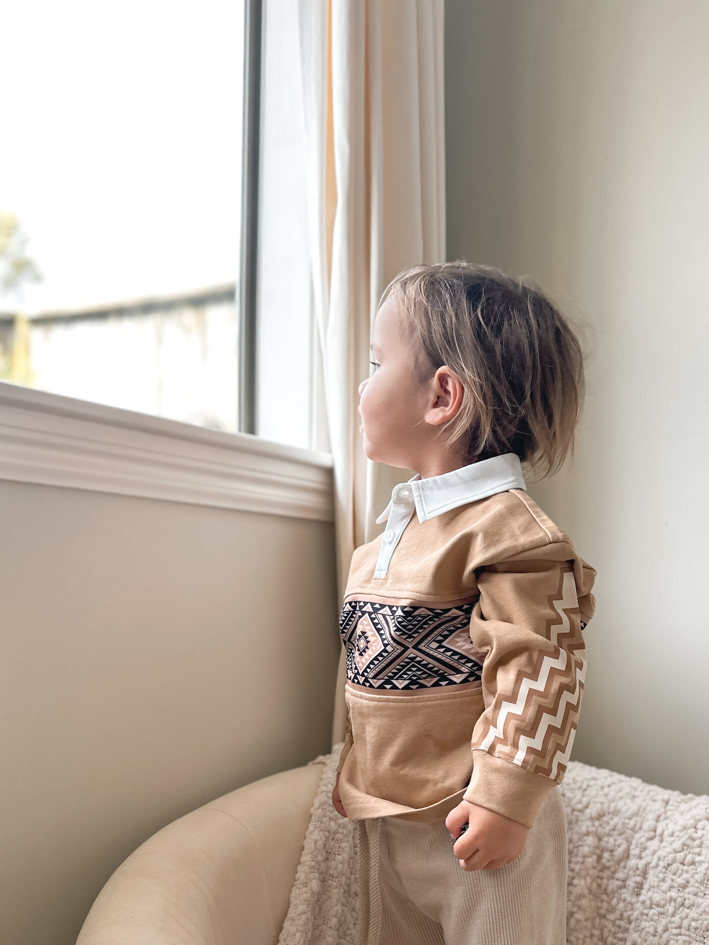 Tāniko Vintage Polo - Tamariki