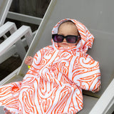 Hooded Towel - Karaka Kowhaiwhai
